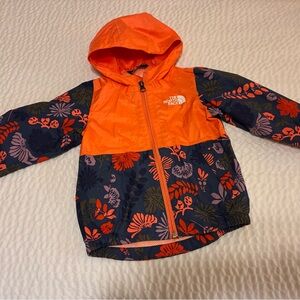 The North Face Toddler floral Spring/ rain Jacket